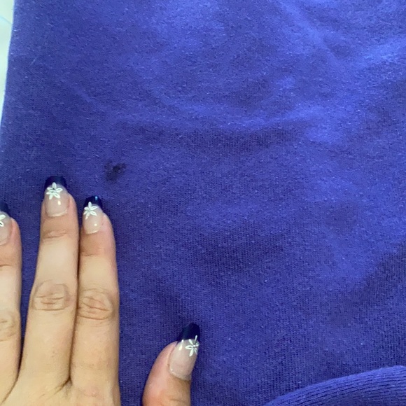 Xl Hanes purple sweat pants - Picture 5 of 6